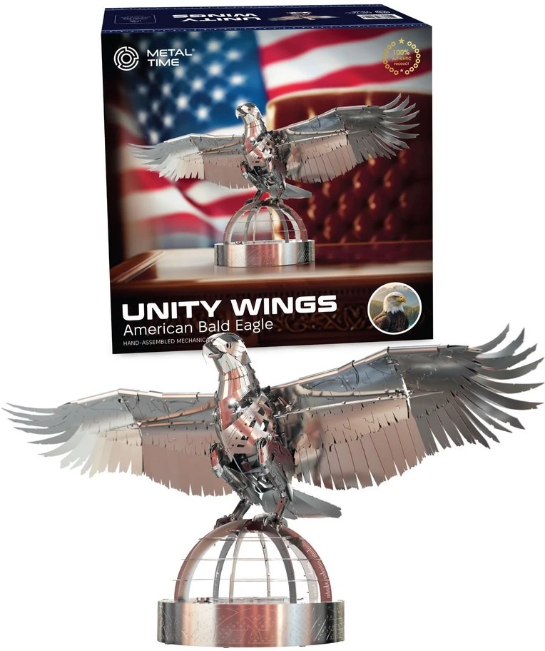 Металевий конструктор Metal Time Unity Wings Silver Armor (MT101/READY)